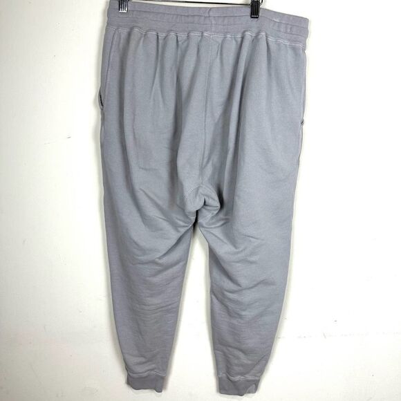 Tkees EUC Biege‎ Grey Jogger Sweatpants Men’s 4 L Read - Picture 6 of 7